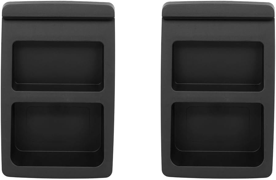 Monoprice 15 Tilted Wedge Desktop Speaker Stands (Pair) for Small Sized Speakers, Anti-Vibration, Degrees of Tilt
