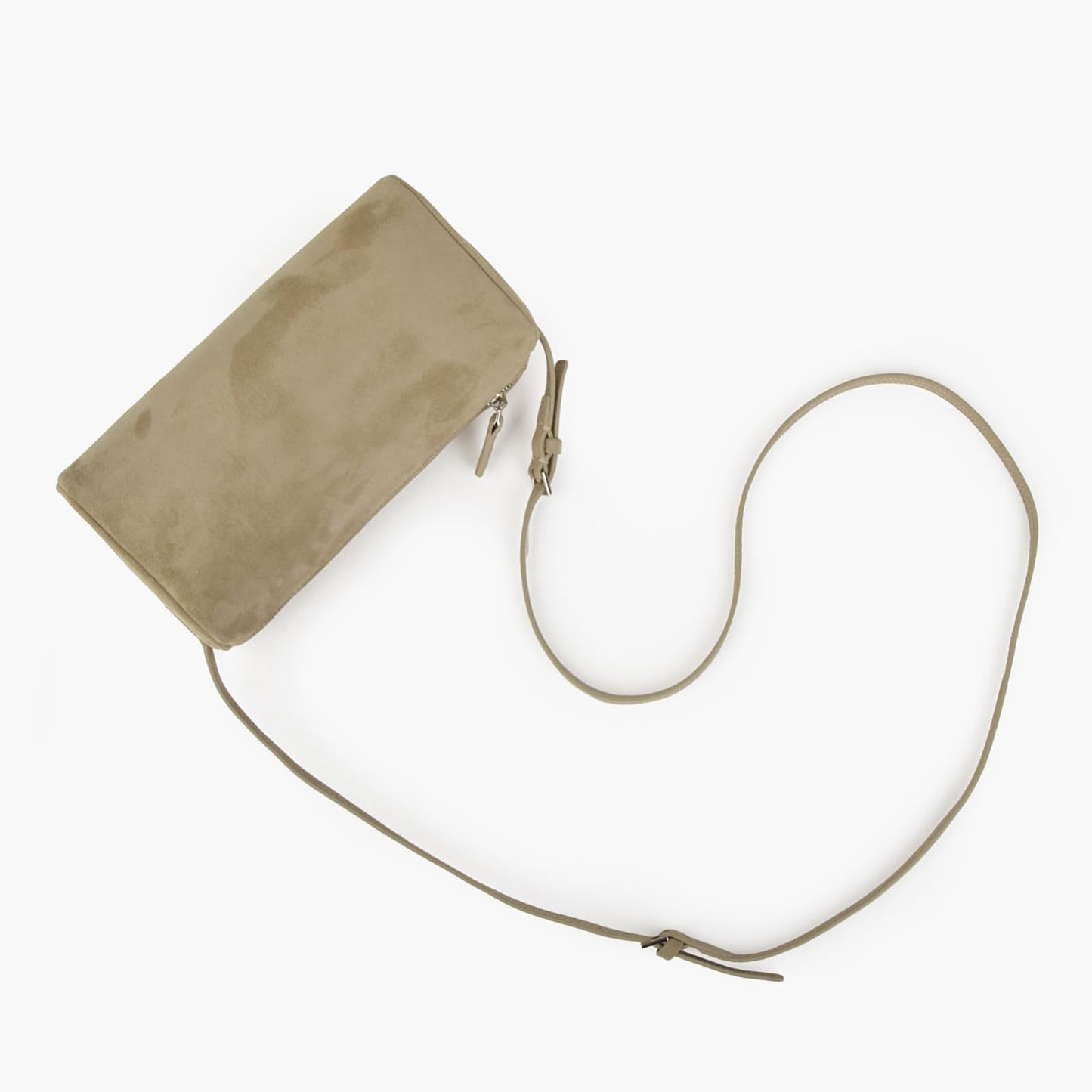 DONNAIN Premium Suede Leather Crossbody Purses for Women, Small Shoulder Bag with Adjustable Strap and Crossbody Hobo Bag (Beige)