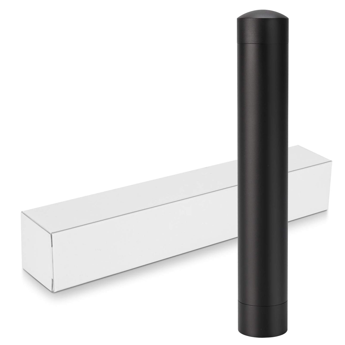 Fortune Nexus Air Tight Smell Proof Metal Cigar Case Tube with Built in Humidifier (Black)
