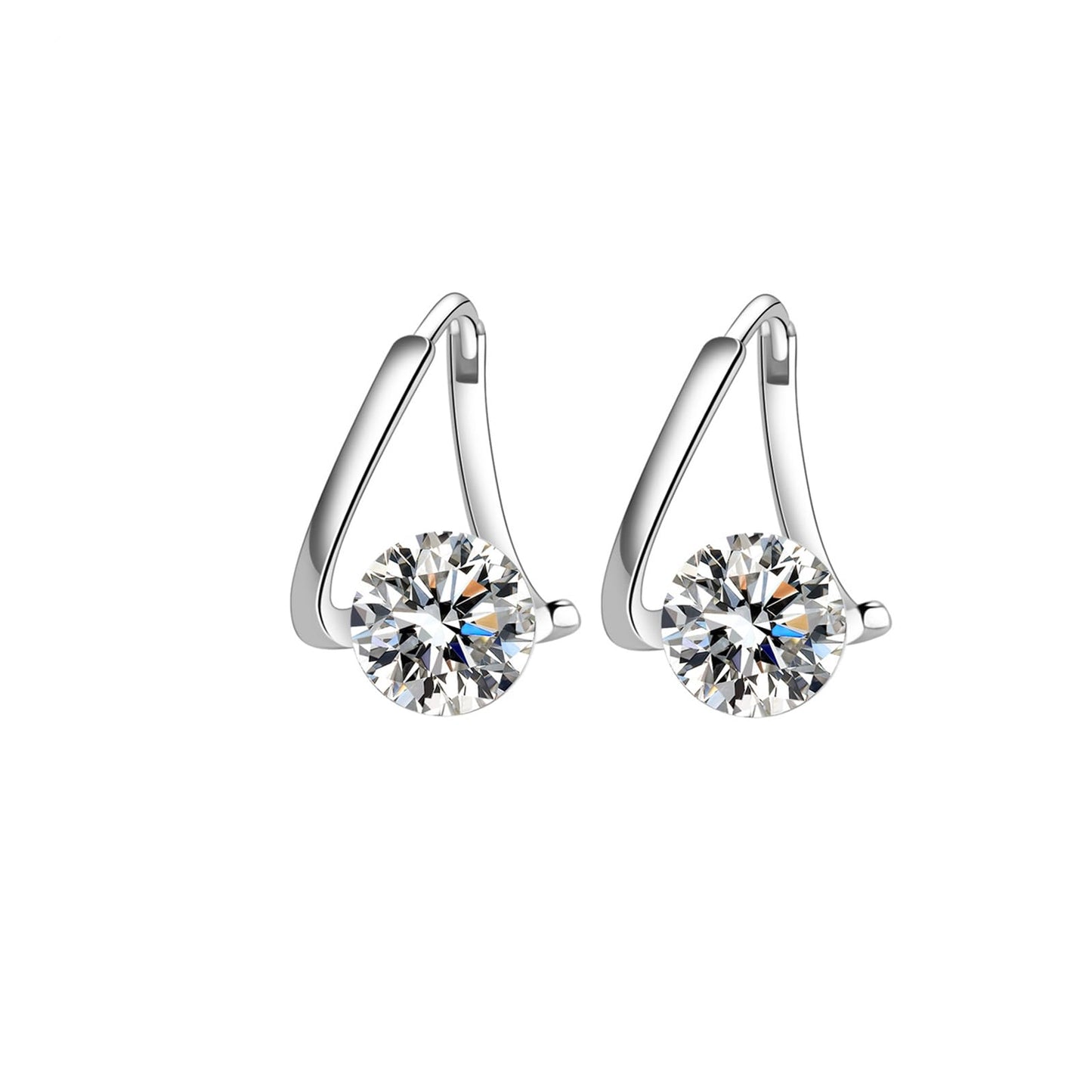 Halolux Lymphvity Germanium Earrings,Atheniz Lymphatic Earrings,Lymphatic Drainage Germanium Earrings Jewelry for Women(Silver+Silver)
