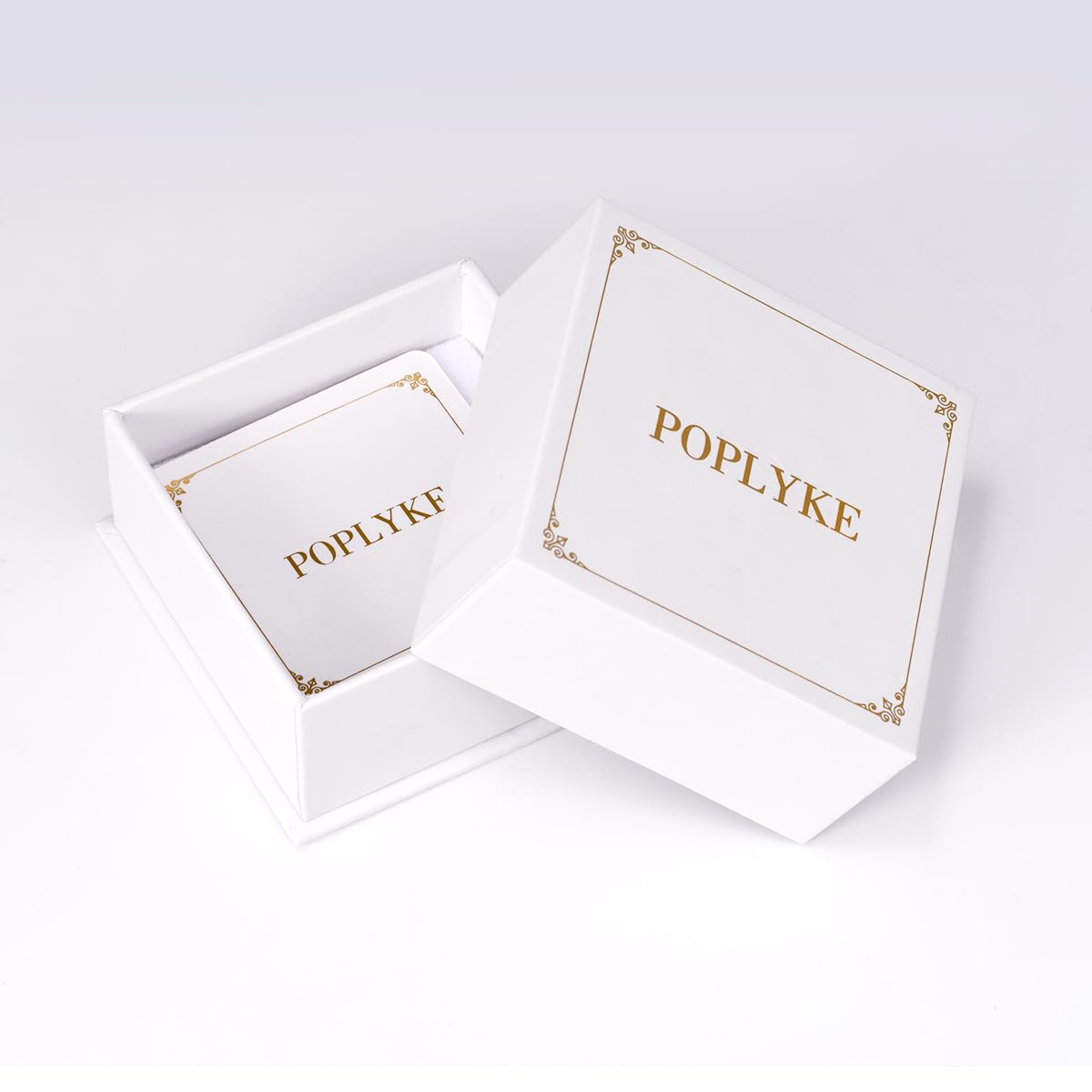 POPLYKE 2 Pearls Necklace Sterling Silver Pearls Choker Necklace for Women 7-8mm Freshwater Cultured Pearls Wedding Bridesmaids Anniversary 16''