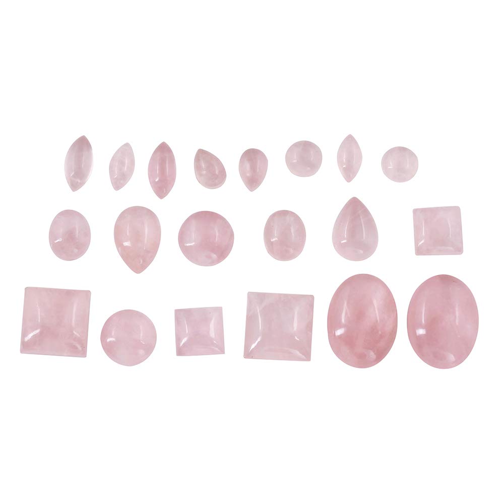 Natural Rose Quartz Silver Plated Dangle Earrings for Women - Januray Birthstone Round Gemstones Drop Earrings Handmade Jewelry - Valentine's Day Gift for Her