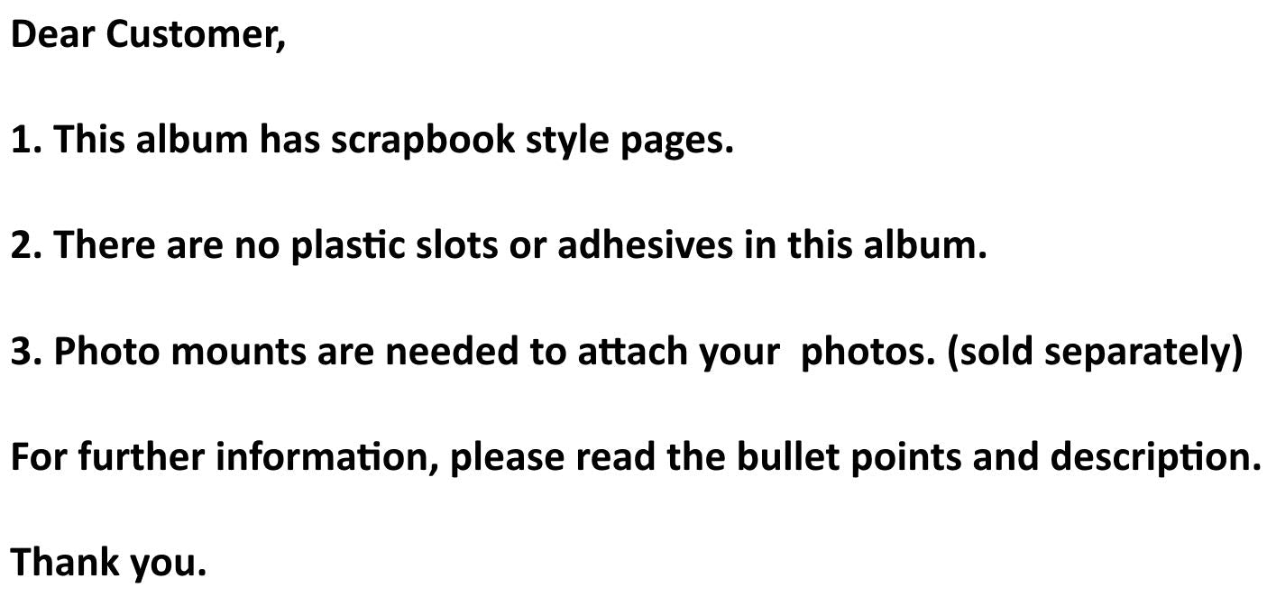 Large Genuine Leather Legacy Photo Album with Gift Box - 9"x 12" - Scrapbook Style Pages - Holds 200 4x6" or 5x7" Photos