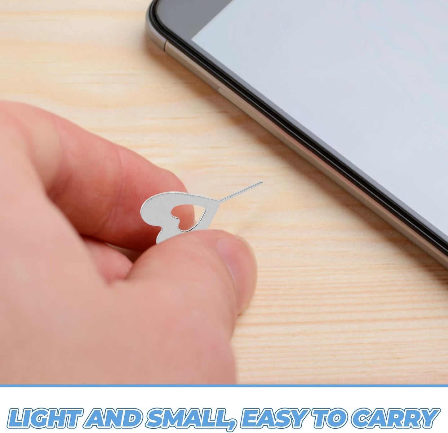 100pcs SEWACC Sim Card Ejector Pins Removal Needles Phone Sim Tray Remover Tool Compatible with Smartphone Models