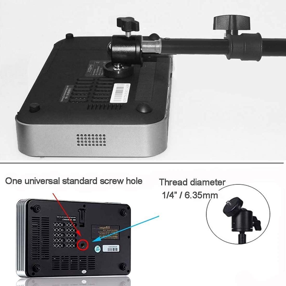 Coret 20" 61" 360 3pound) Tripod Stand, Mini Projector Stand,Lightweight Portable Projector Photography Stand Camera