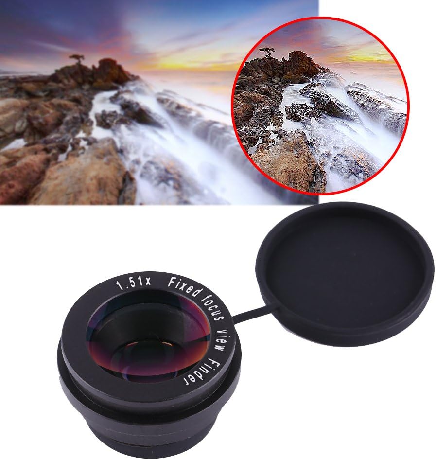 1.5X 1.51X Fixed Viewfinder Eyepiece Magnifier Eyecup for DSLR Camera Viewfinder Magnifier with Cover, Eyepatch