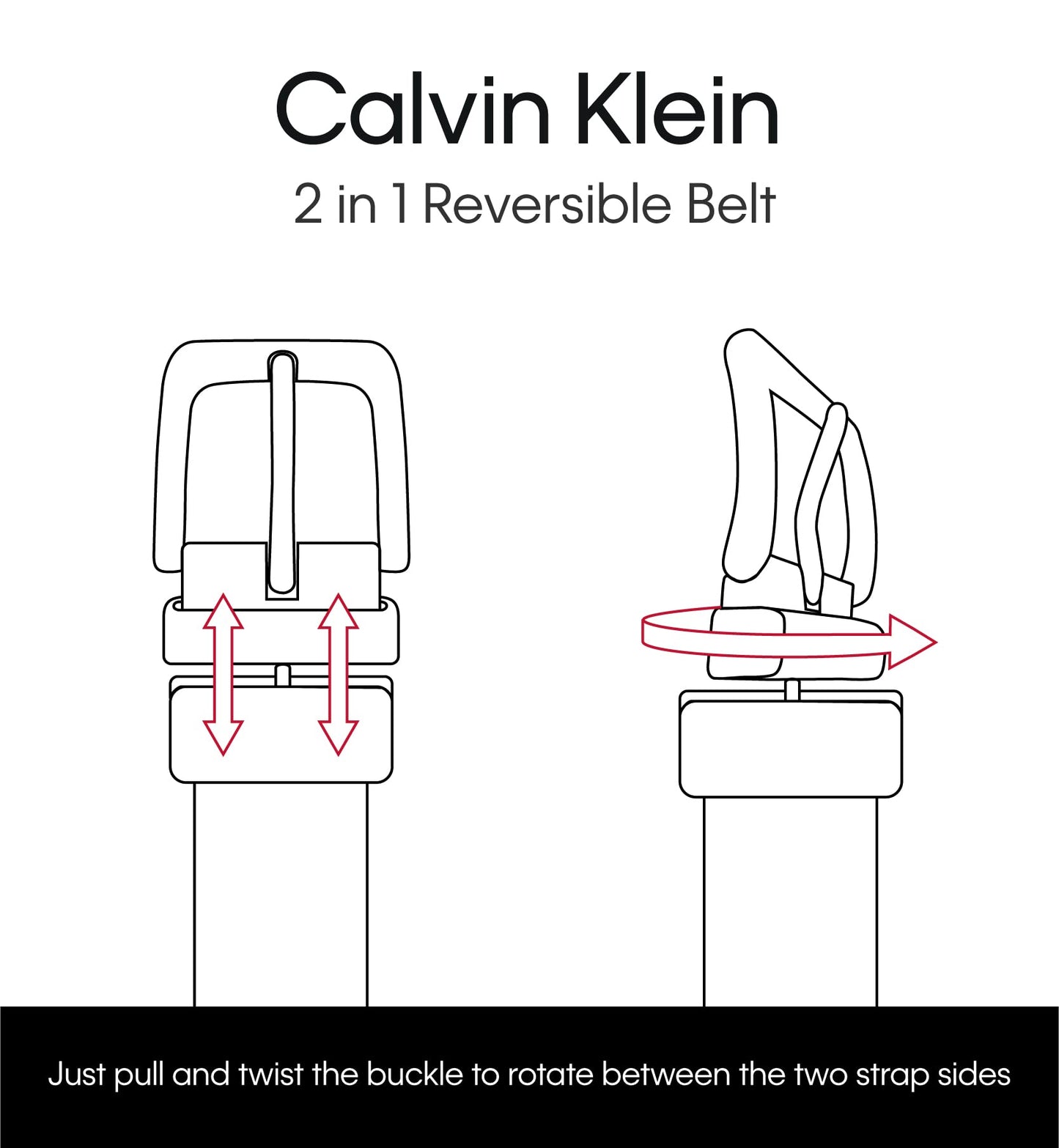 Calvin Klein Women's Puffed CK Logo Reversible Dress Belt, Bone/Tan, Medium