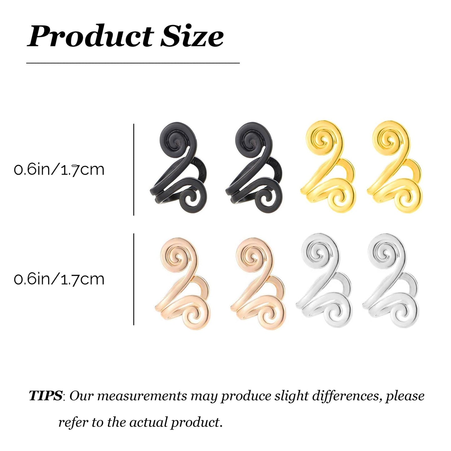 Acupressure Earrings Acupuncture Clip on Earrings for Women Men Non Piercing Acupressure Acupoint Earrings Ear Clips Jewelry for Women Men