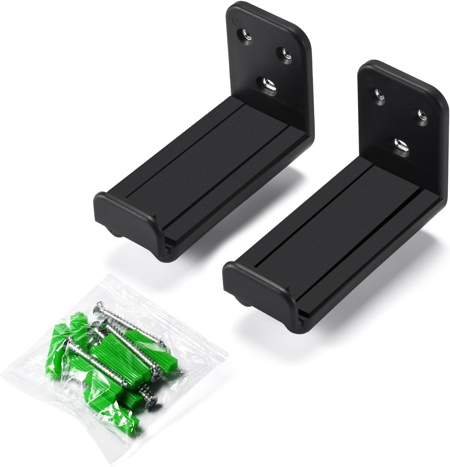 KECHICHENGYUN Soundbar Wall Mount,Easy to Install Anti Drop Universal Sound bar Mounts under TV,Adjustable Soundbar
