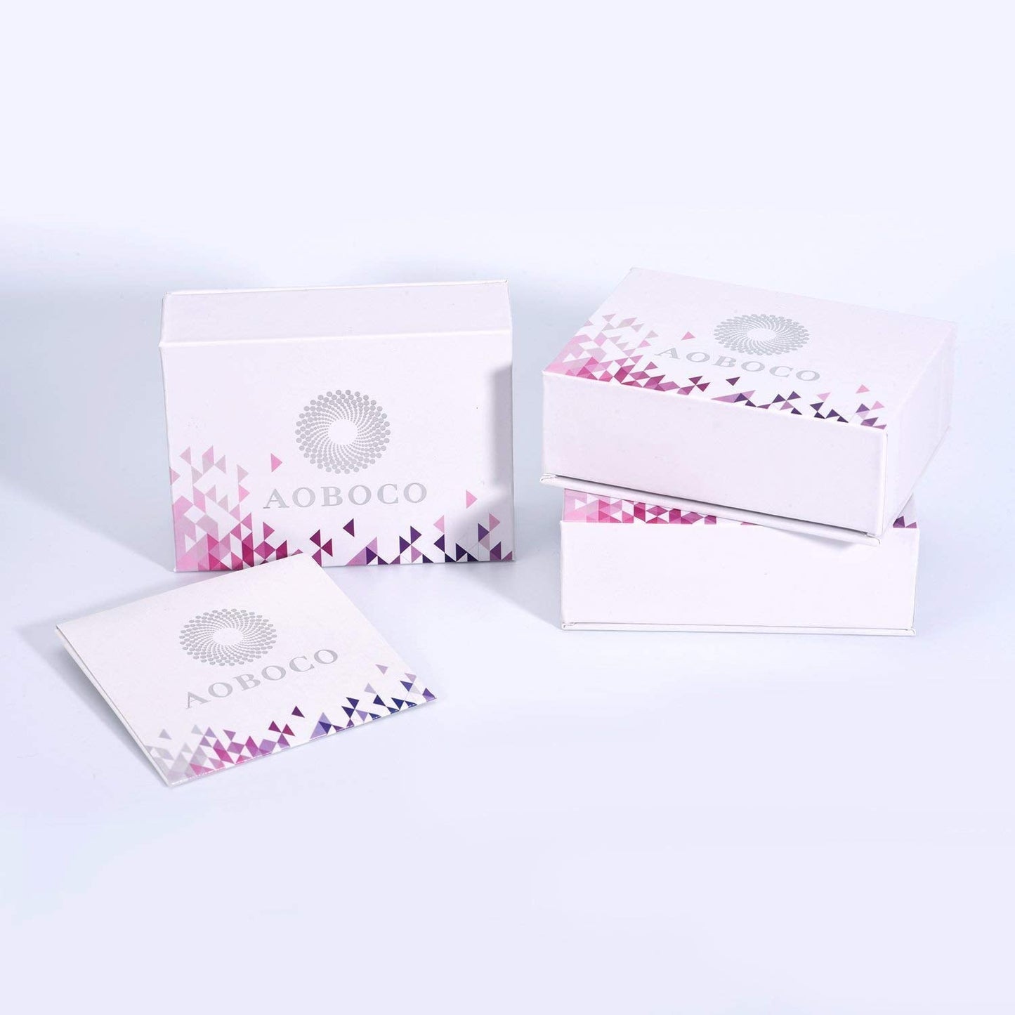 AOBOCO Circle Crystal Necklace 925 Sterling Silver Crystals Pendant Necklace for Women with Austrian Crystals Jewelry for Women Christmas Birthday Holiday Gifts (Inspirational Crystal)