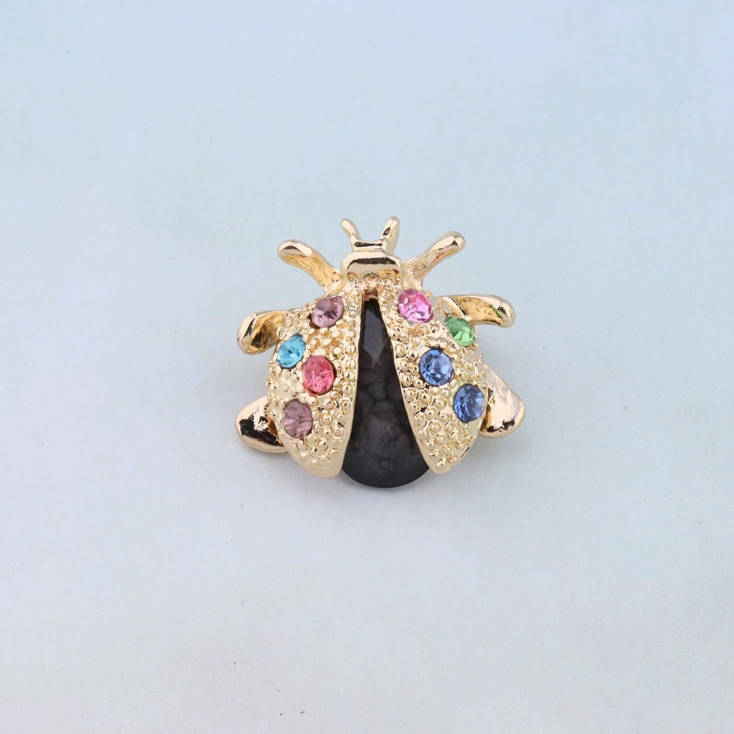 FEELMEM Crystal Rhinestone Butterfly Brooch Pin Blue Color Butterfly Brooches for For Women Wedding/Banquet/Birthday Party (yellow-2)