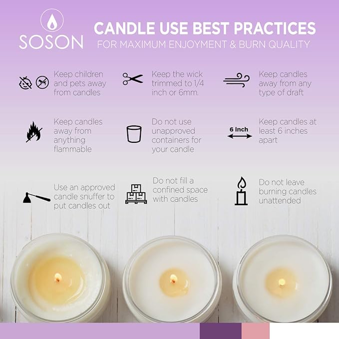 Simply Soson Red Pillar Candles - 3x3 inch Set of 3 - Unscented Decorative Large Candles for Home Decor, Weddings, Holidays