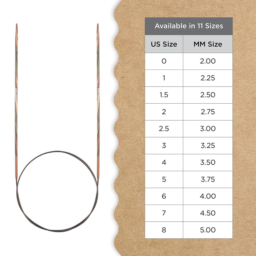 Knitter’s Pride Terra Fixed Circular Needles 40"" (100cm) – US Size 7 (4.5mm)