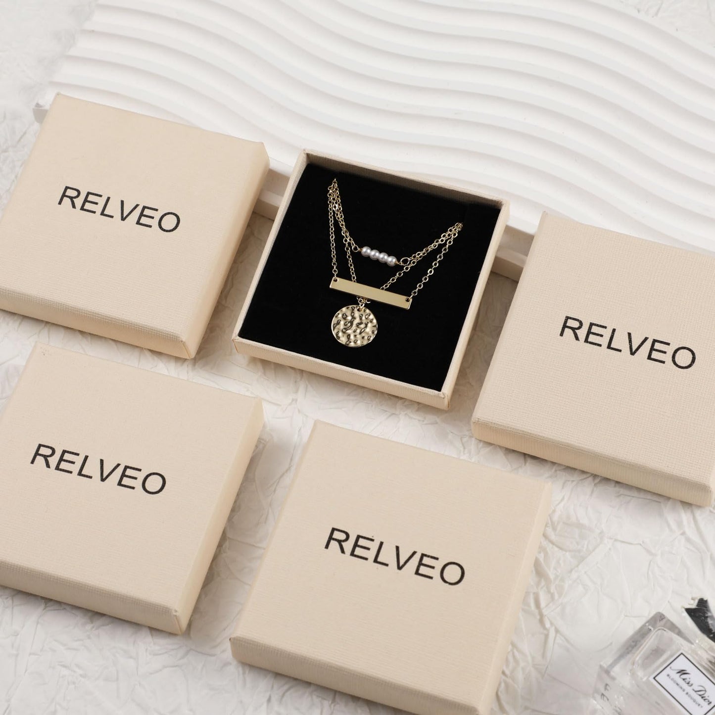 RELVEO 2PCS Gold Waist Chain Adjustable Layered Belly Chain Body Chain Jewelry for Women Sexy Bikini Beach Satellite Waist Chains