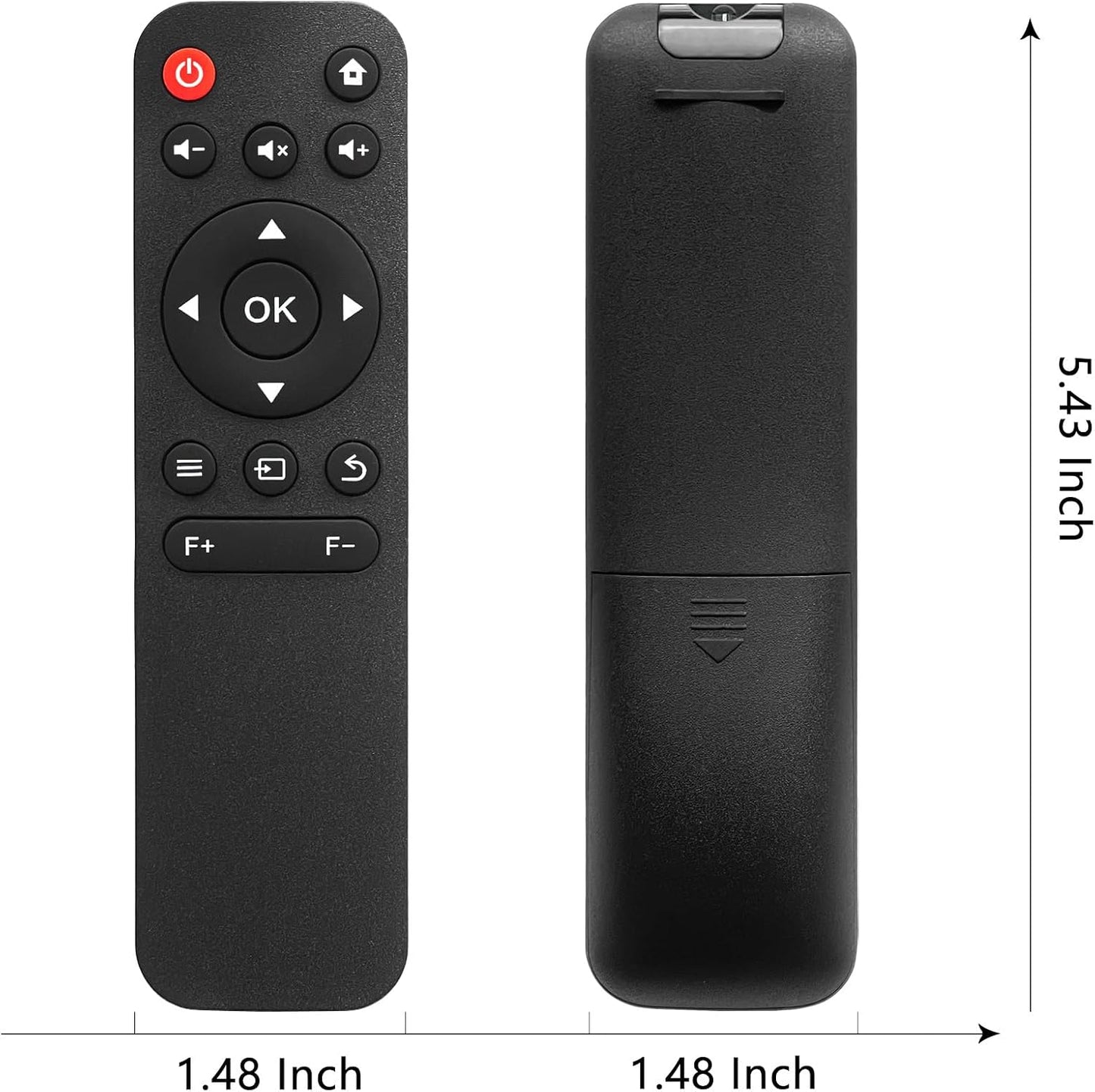 Molgoc X3 Replacement Remote for Mini Projector,Compatible with XuanPad Portable Projector.