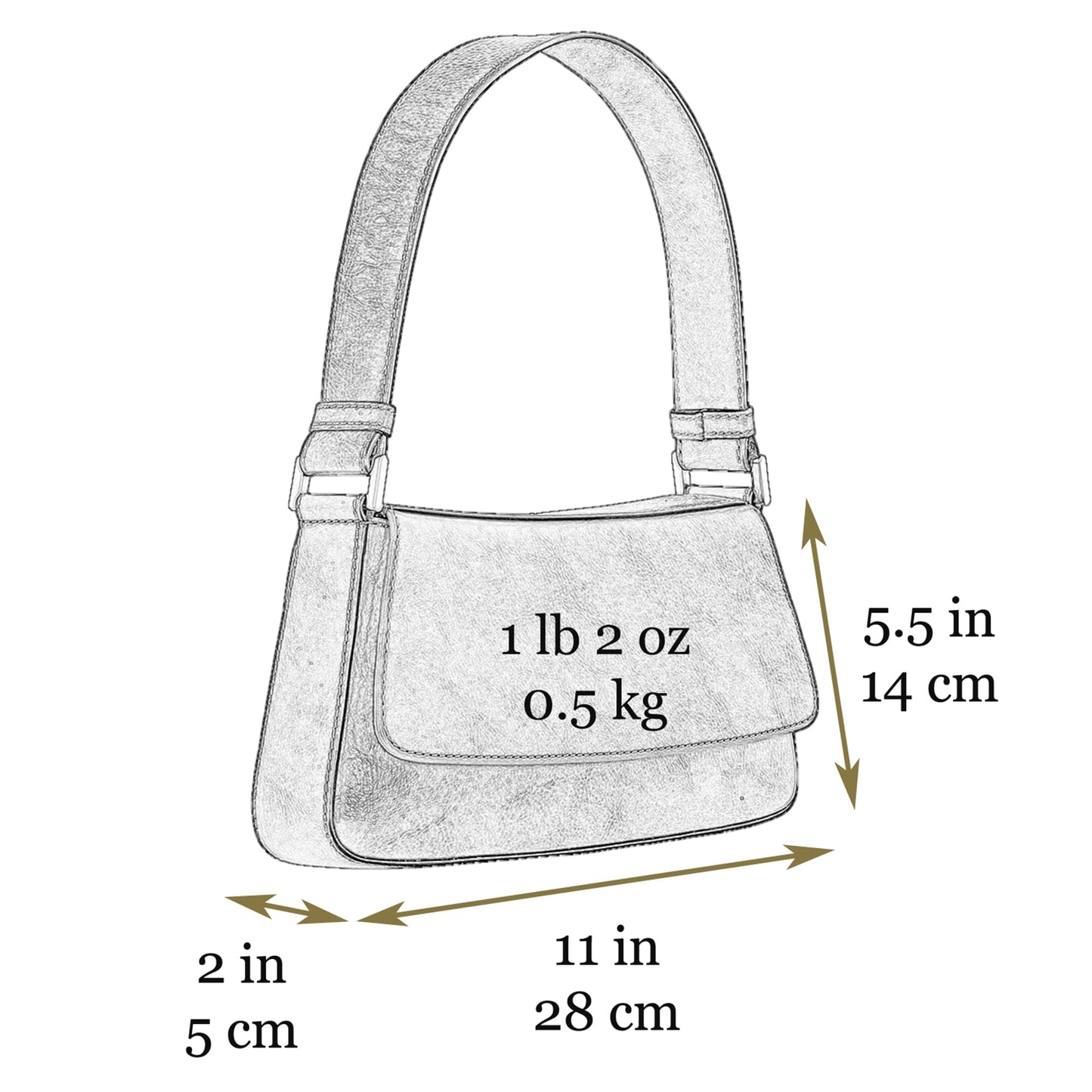Time Resistance Leather Handbag - Full-Grain Leather Purse for Women - Shoulder Bag Made in Italy (Green)