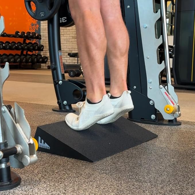 SquatWedgiez SumoWedgie 20 Degree Slant Board, 24 Inches Wide ??Heavy Duty 1000 lb Capacity, Anti-Slip Squat Wedge for Knees Over Toes Training, Heel Elevated Squats & Calf Stretching