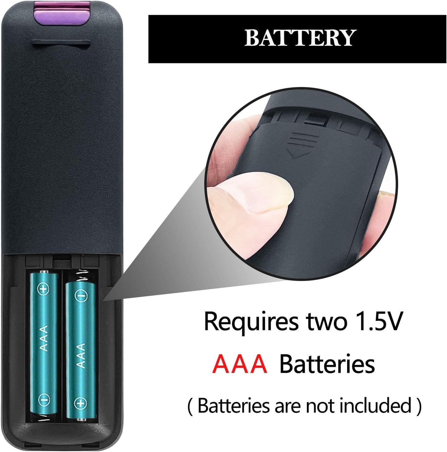Muvxeznli H1 Replacement Remote for Mini Projector,Compatible with HAPPRUN Projector.