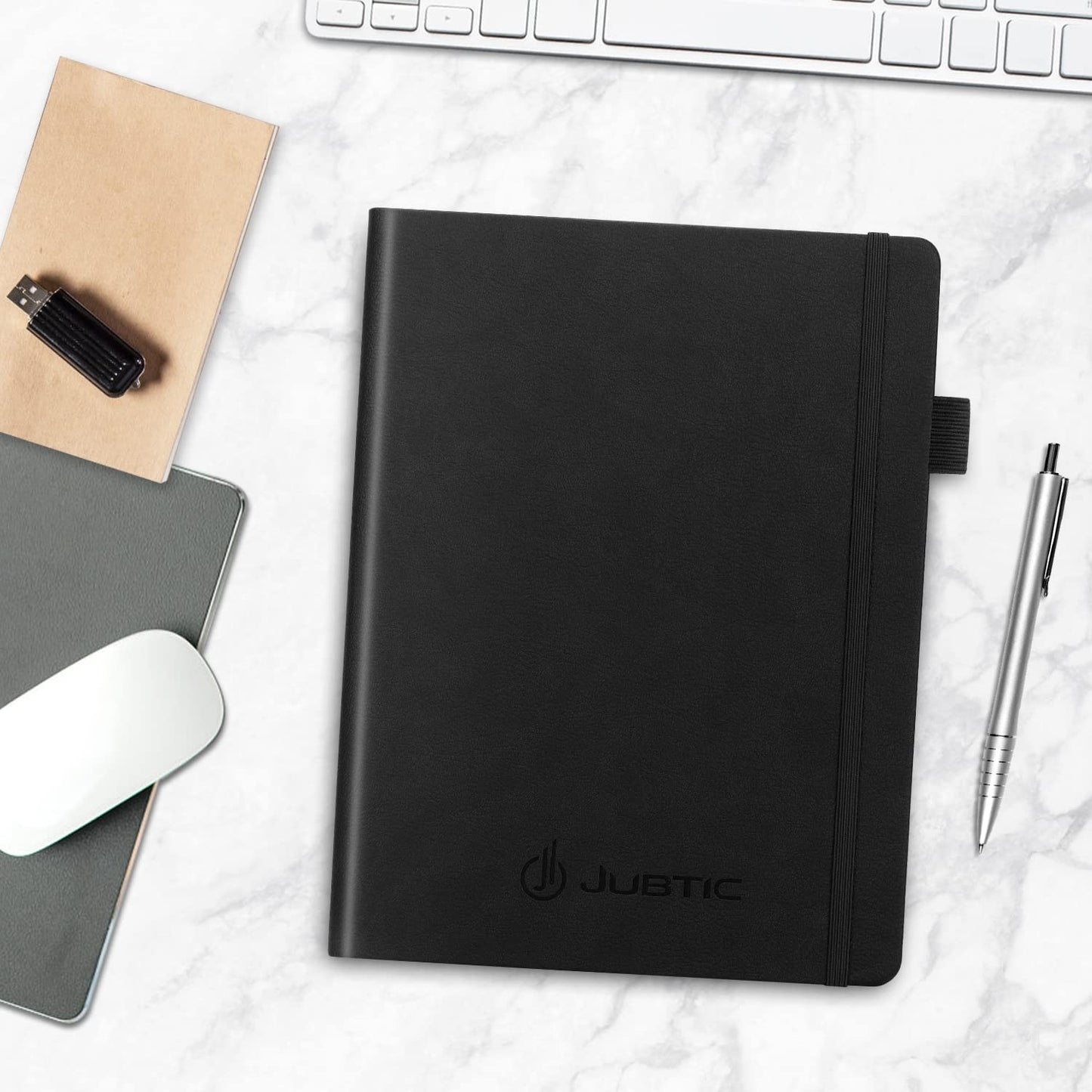 JUBTIC Hardcover Check Registers for Personal Checkbook(7.5x10″), Large Accounting Ledger for Small Business,Check Register Book Transaction Registers to Track Income & Expenses, Bank Account - Black