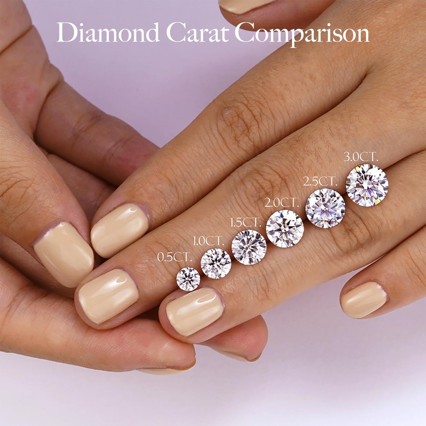Kate Lynn Moissanite Rings for Women, 925 Sterling Silver Rings Engagement Promise Wedding Anniversary Rings for Her MWRS10895WW8