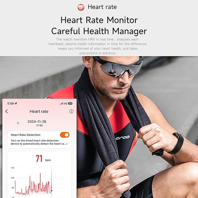 Smart Health Wristband, Fitness Activity Tracker for Women, One-Touch Measurement Function, Measuring Heart Rate, Sleep, Stress Health Data, 120+ Exercise Modes, Wearable Health Tracker with GPS(Pink)