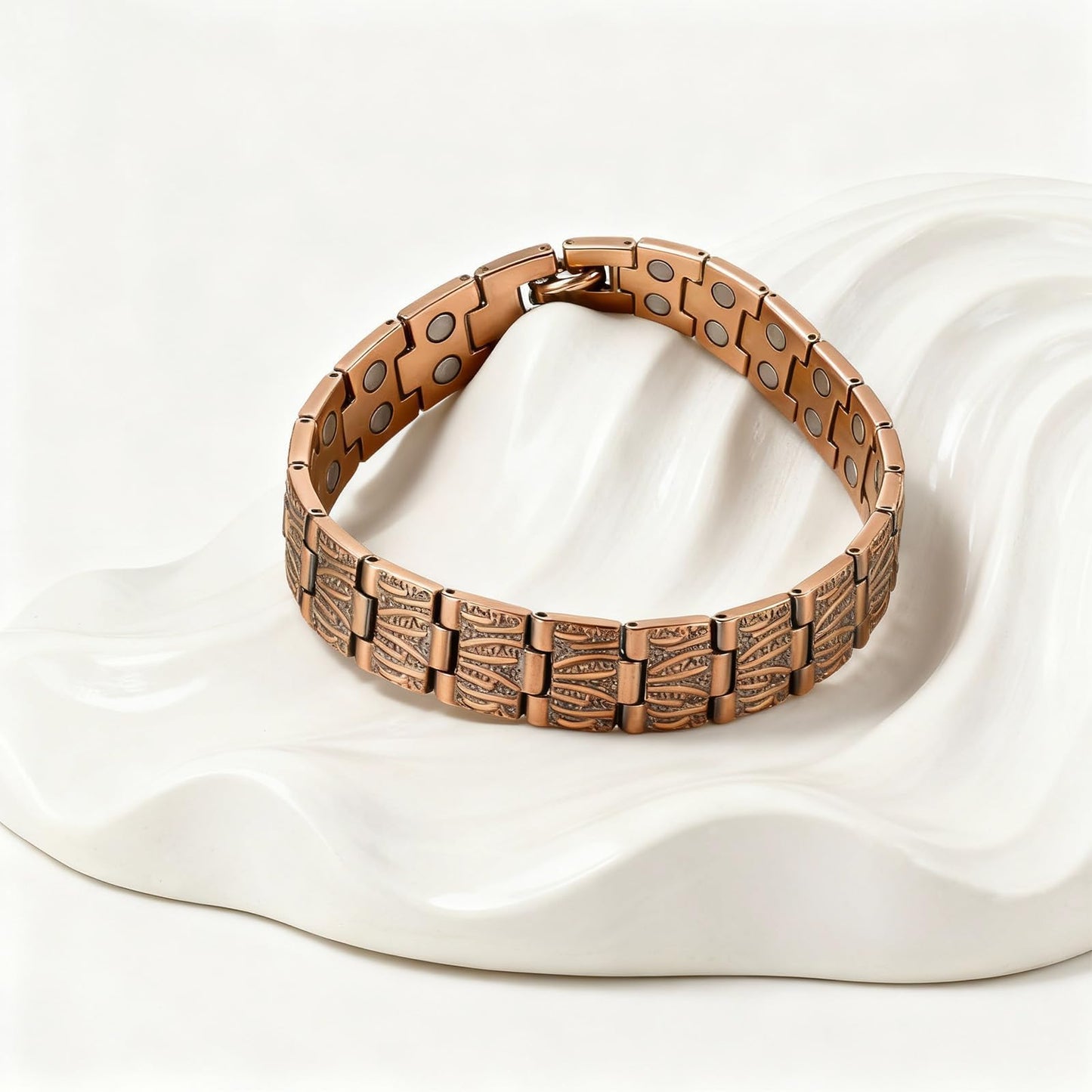 YANCHUN Copper Bracelet for Men Women Cuff Bangle Bracelet Birthday Jewelry Gifts for Boyfriend Husband