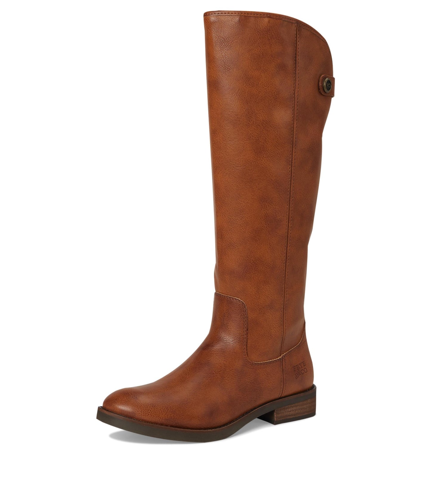 FRYE AND CO. Womens Kellie Button Tall Cognac 7 Medium