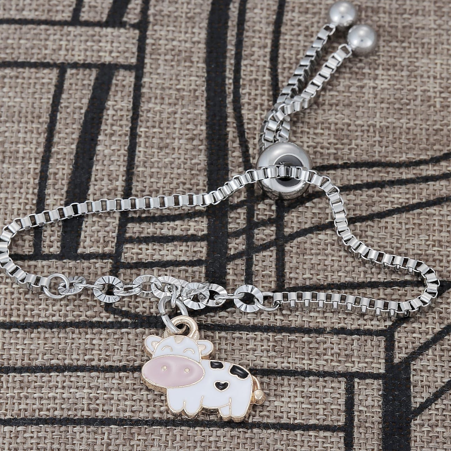 Kivosliviz Cow Bracelet Gifts for Women - Cow Themed Jewelry