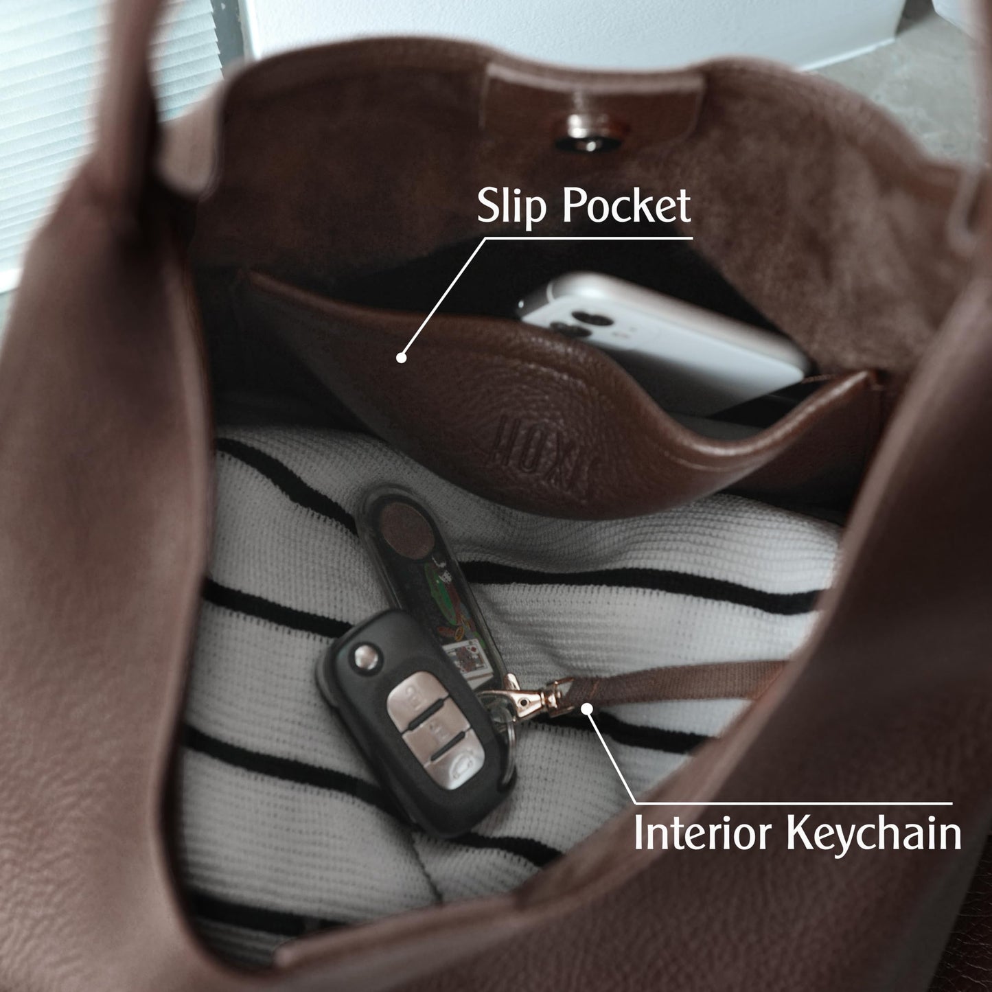 Hobo Bags for Women Soft Vegan Leather Shoulder Handbag Slouchy Tote Purses (Coffee)