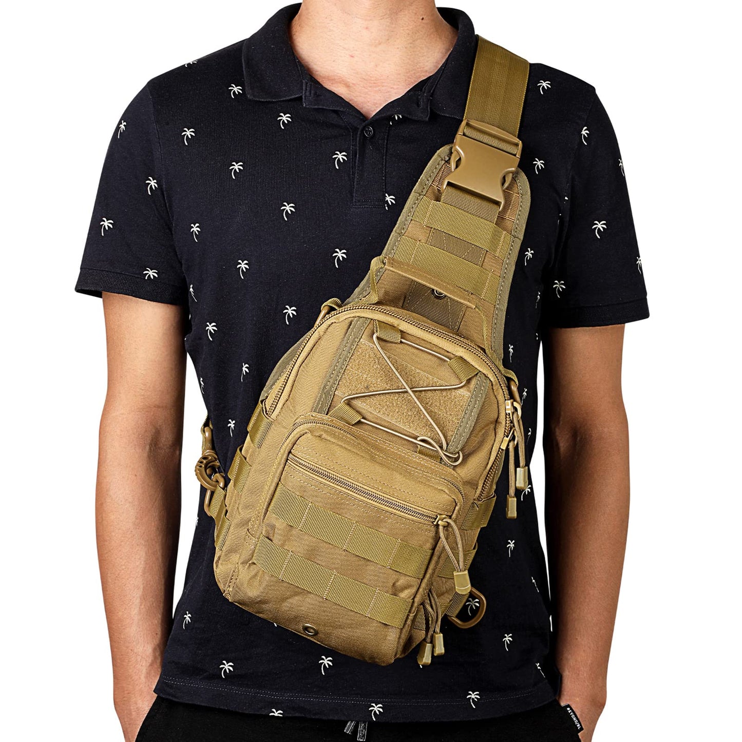 G4Free Outdoor Tactical Bag Backpack, Military Sport Bag Pack Sling Shoulder Backpack Tactical Pack for Every Day Carry