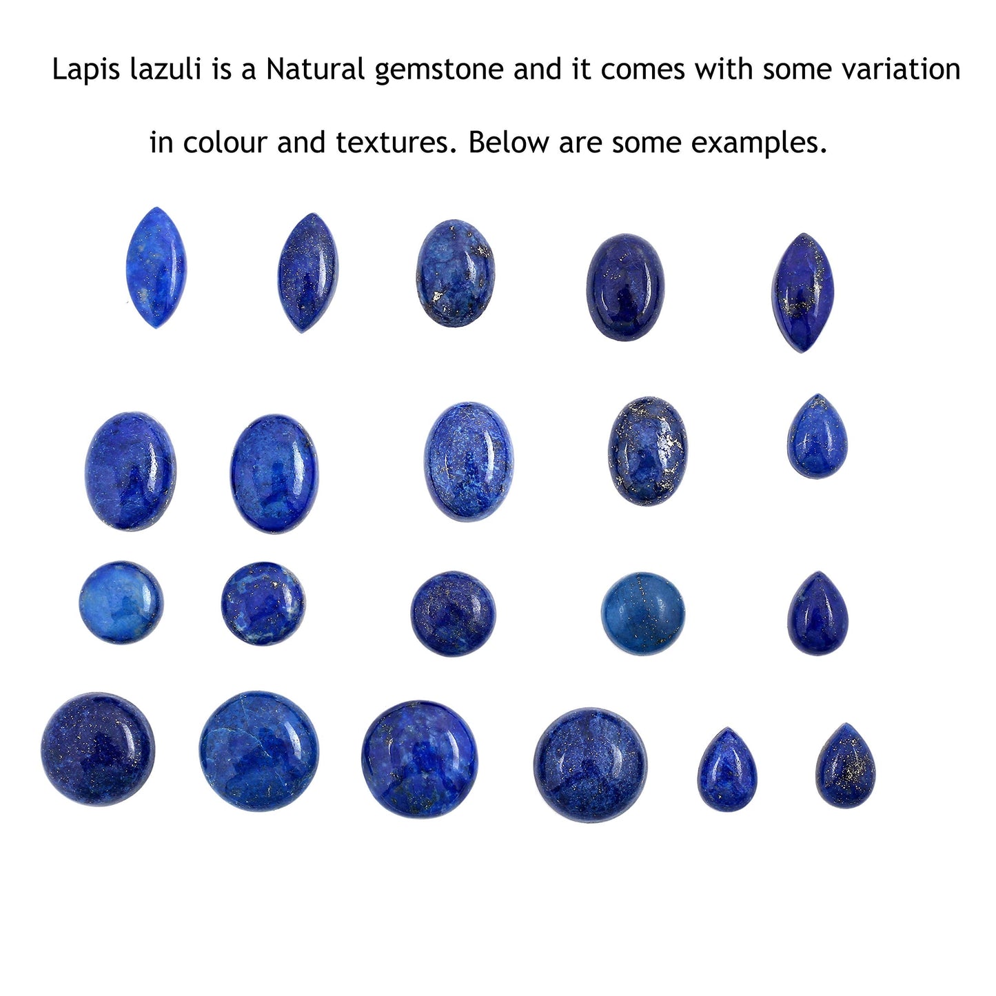 Natural Lapis Lazuli Sterling Silver Plated Dangle Earrings for Women - Violet Stone Teardrop Shape September Birthstone Handmade Drop Earrings Jewelry - Gifts for Her