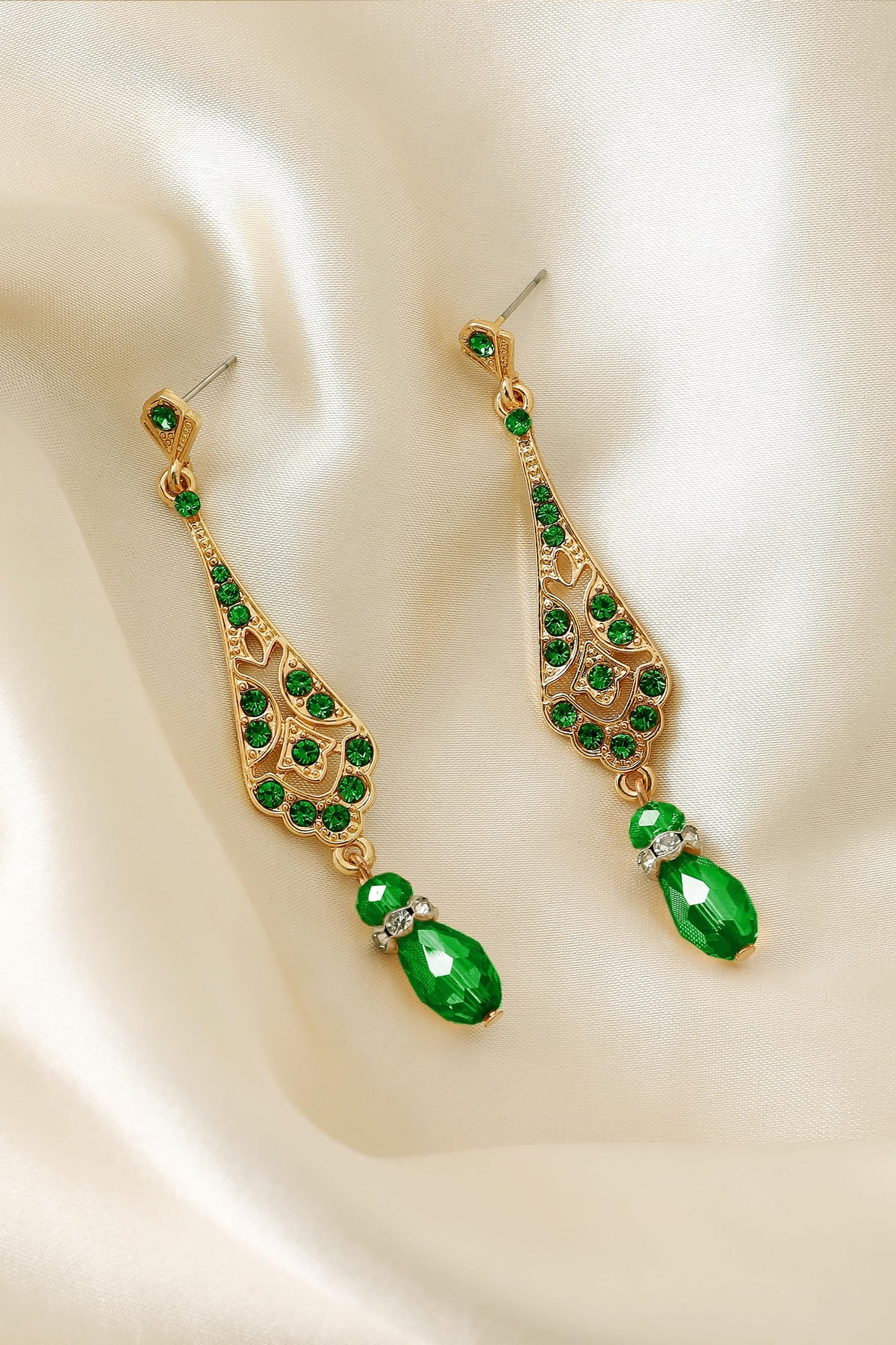 BABEYOND 1920s Vintage Wedding Pearl Dangle Drop Earrings Art Deco Gatsby Earrings