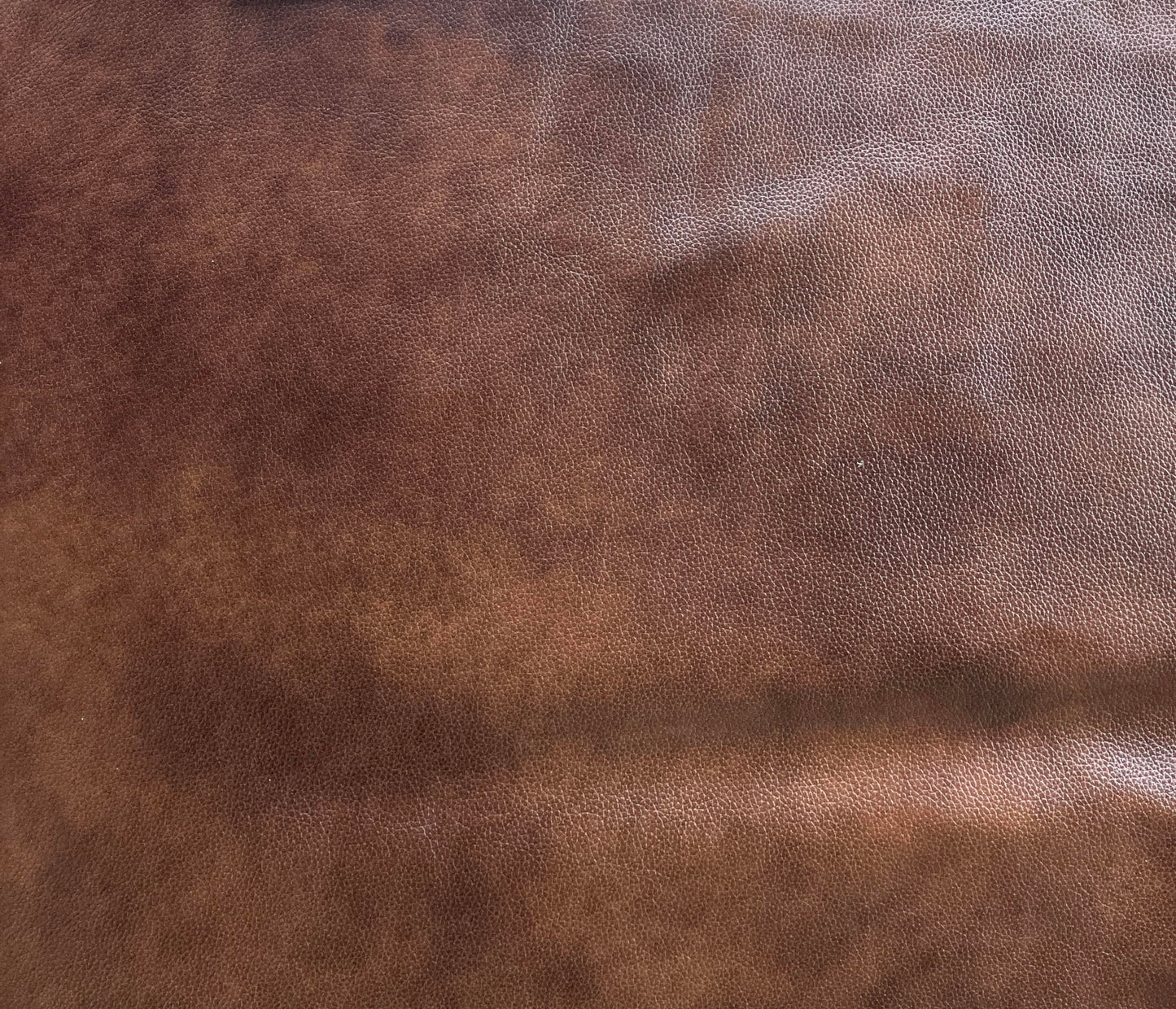 Premium Full-Grain Cowhide Leather Sheet - Large 6x6 Feet or More - Natural, Durable & Versatile for DIY Crafts, Upholstery, and Home Decor (Medium Brown)