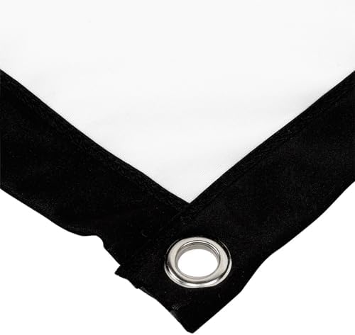 16:9 16:9 (40 inches) Projection Screen, Non Crease White Projector Screen, Thicken Portable Non Crease Soft White