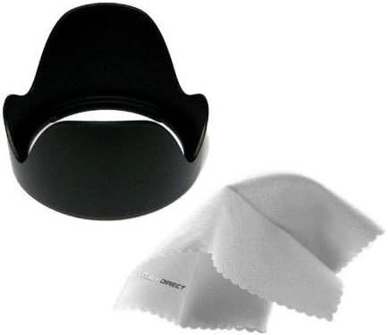 Digital Nc NX3300 (52mm) Lens Hood (Flower Design) for Samsung + Nw Direct Microfiber Cleaning Cloth.