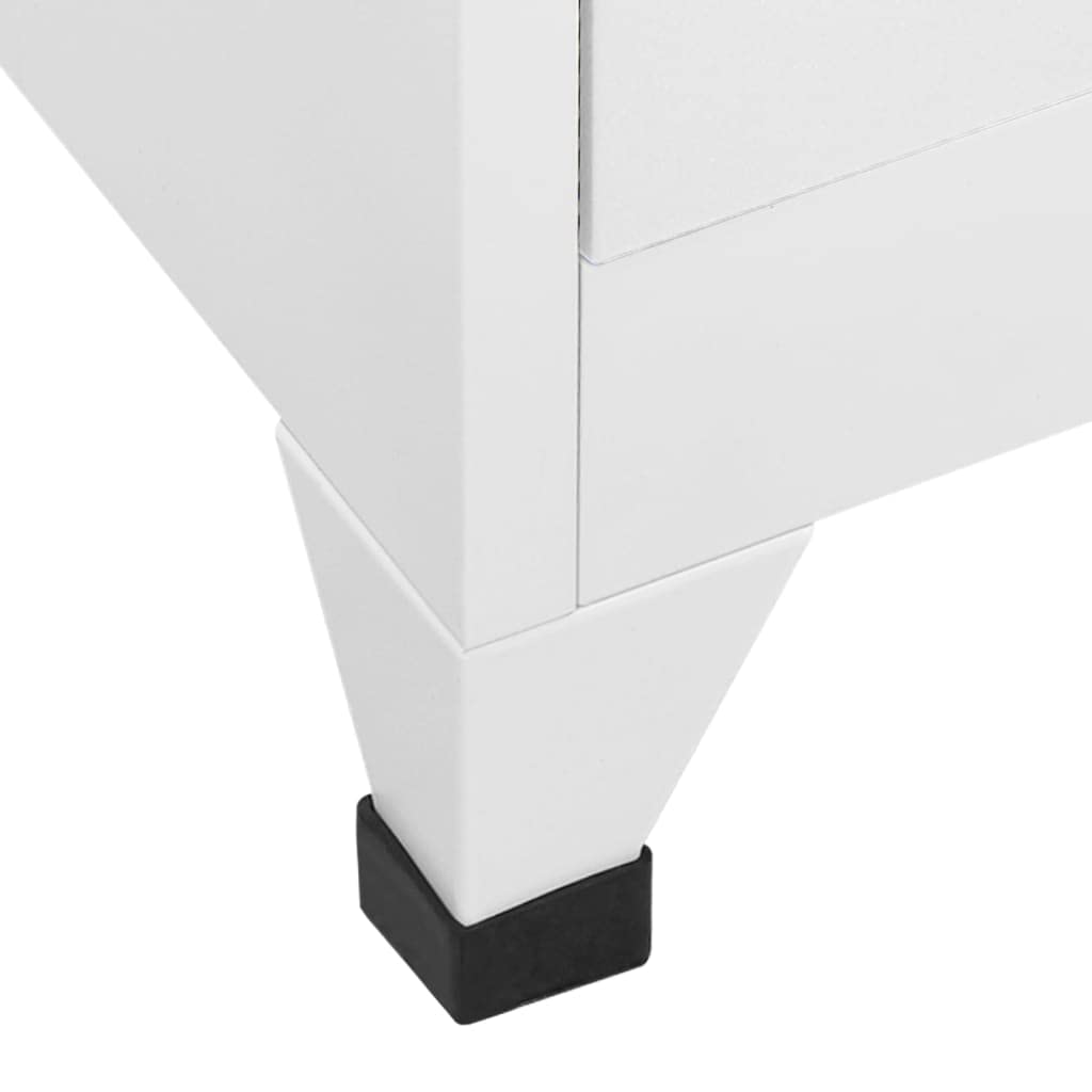 FWIKDUN Steel Cabinet Locker with 12 Spacious Compartments, Industrial Grey Rectangular Storage Unit for Office and Gym Organization