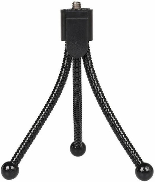 Reflex Camera 3-Section 1/4"-20 Lightweight Metal Table-Top Tripod Stand Compact, Durable Mini for Digital Cameras
