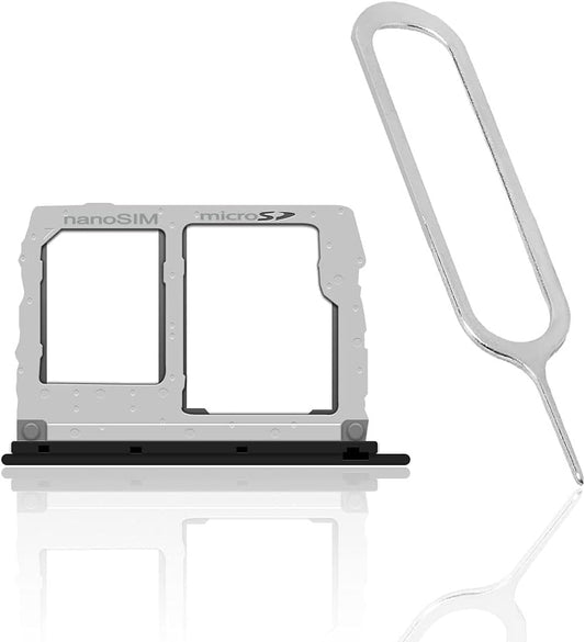 AceSoft K40 LM-X420QM Replacement Premium Portable SIM and Memory Card Tray Holder w/SIM Card Ejection Pin Compatible