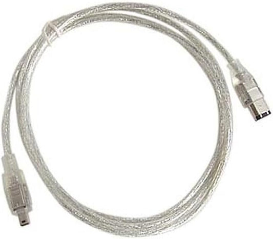 MPF Products VMC-IL4615 VMCIL4615 4-pin 6-pin i.Link to DV Digital Video Transfer Cable Replacement Compatible