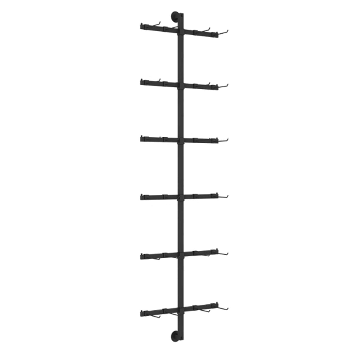 Wall-Mounted Sock Display Stand, Metals, Retail Underwear Showshelves, Lingerie Bra Rack Swimsuit Organizer Hanger, Commercial Clothing Store Shelf, 4 Tier(80 * 150cm)