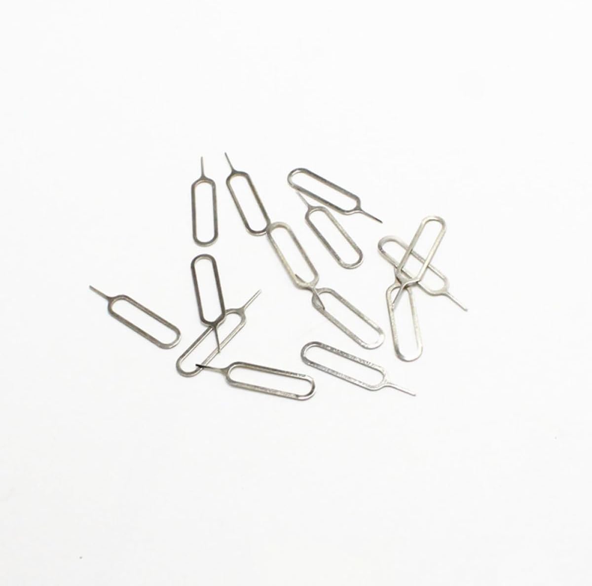 400pcs Beaupretty Sim Card Removal Pins Ejector Tool for Smartphones Universal Phone Sim Eject Pin Silver Metal
