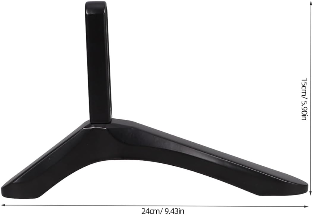 jojofuny Countertop Heavy Duty Aluminum TV Stand Base with Brackets, Universal TV Table Support Legs for Living Room