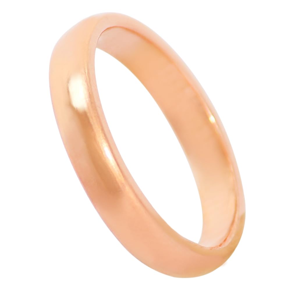 Krishnaa Jewels Pure Copper Handmade Classic Band Ring Ethnic Gift Jewelry for Men and Women (12)
