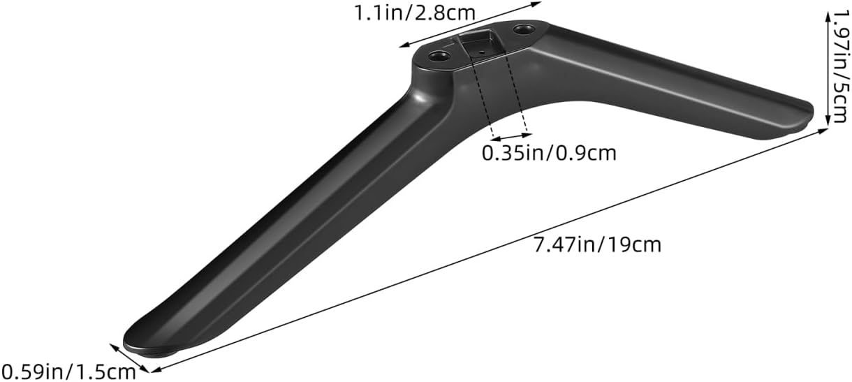 32 Inch SEWACC Universal Tv Stand Legs Replacement with Screws, Tabletop Tv Base Pedestal Feet for Tvs, Monitor