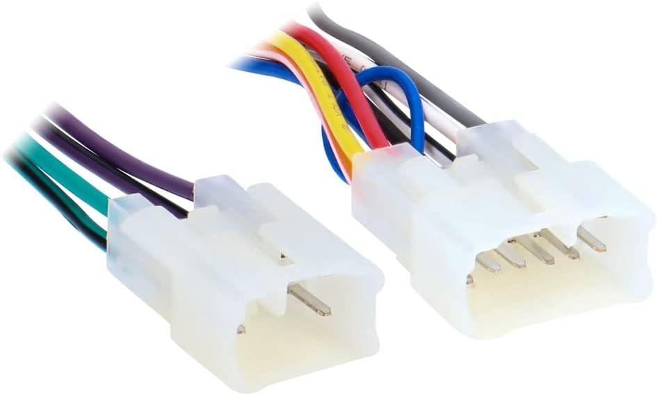 Metra 95-8157B 1992-2000 SC300 SC400 70-1761 87-Up 4 Double DIN Installation Kit for Lexus and (Black) & Radio Wiring