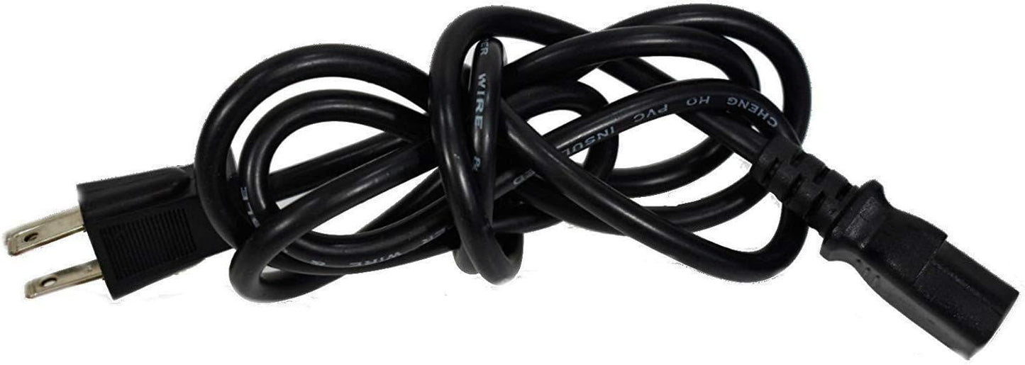 LKPower XPE496 1080P AC Power Cord Compatible with Crenova HD Home Portable Video Projector - White
