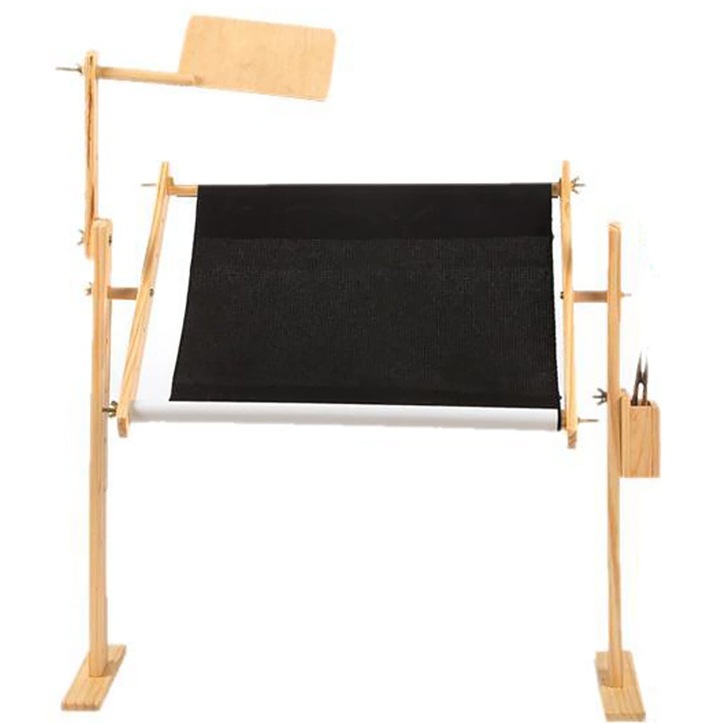 Cross Stitch Stand, Frame Embroidery Floor Stand, Wooden Cross Stitch Floor Stand, Tapestry Frames, Embroidery Needlework Lap Frame Craft Tool for DIY Craft Thread Sewing