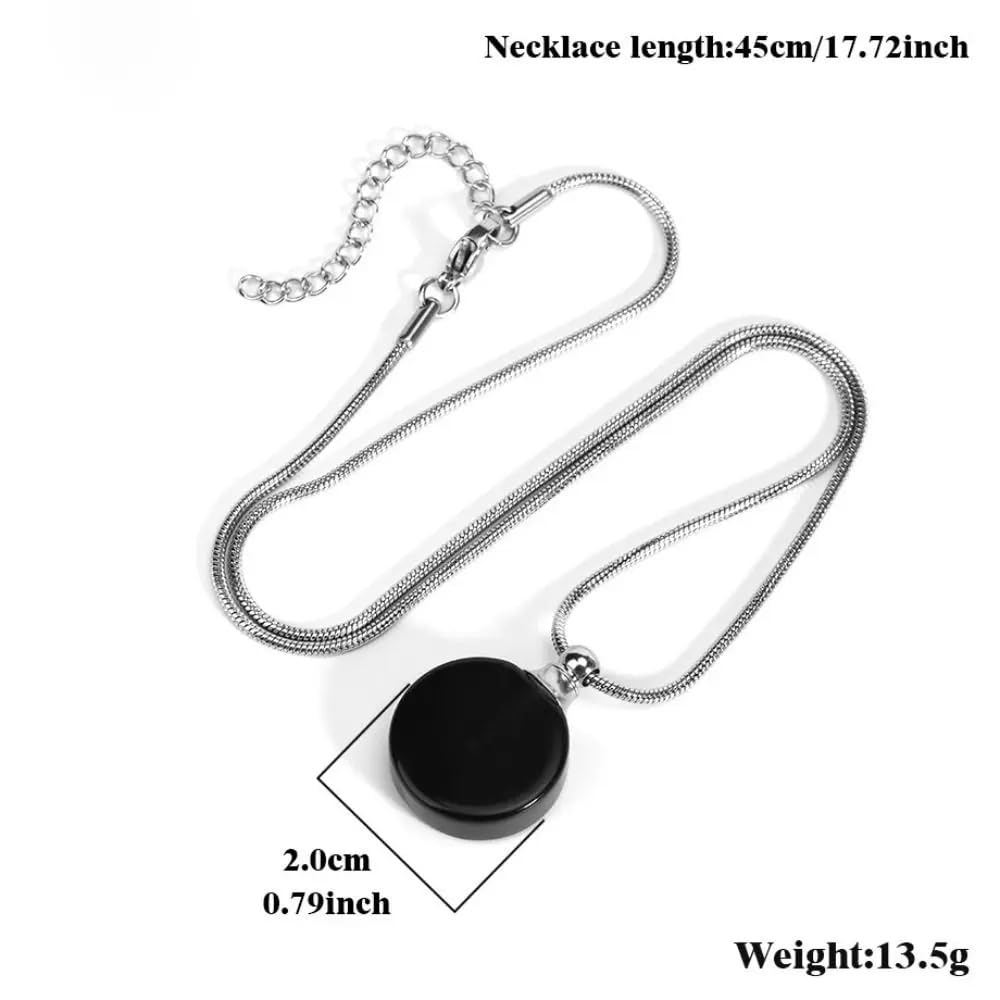 925 Sterling Silver Essential Oil Necklace For Women And Men, 14K Gold Filled Natural Stone Round Perfume Bottle Necklace, Essentials Oil Diffuser Vial Necklace (3 - Essential Oil Necklace)