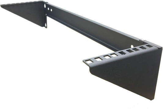 Mofangtech 3U 19" (1) JINGCHENGMEI Vertical Wall Mount Patch Panel Bracket -Steel Networking Euipment Rack for Network