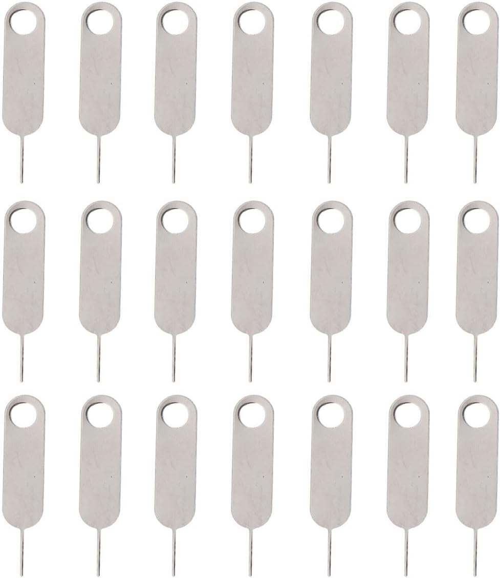 100pcs Universal Sim Card Ejector Pin Removal Needle Tool for Smartphones Hard Steel Sim Tray Opener Compatible
